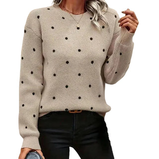 Women's Polka dot sweater