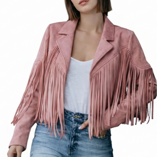 Women's Fringe Suede Jacket