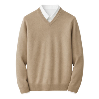 Men's Layered V Neck Sweater