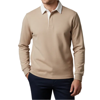 Men's Long Sleeve Polo Shirt