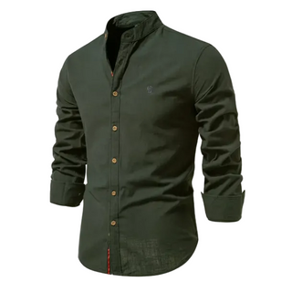 Men's Mandarin Neck Shirt