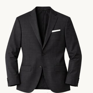 Men’s Two-Button Notched Lapel Blazer