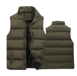 Men's Mock Neck Padded Vest