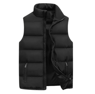Men's Mock Neck Padded Vest