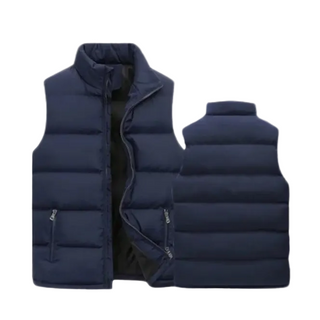 Men's Mock Neck Padded Vest