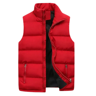 Men's Mock Neck Padded Vest