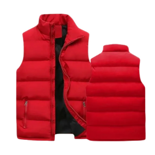 Men's Mock Neck Padded Vest