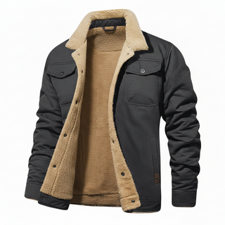 Men's Placket Front Jacket