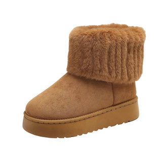 Women's Plush Collar Boot