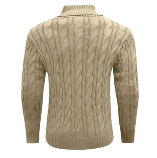 Men's Shawl Neck Sweater