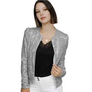 Women's Shimmer Crop Jacket
