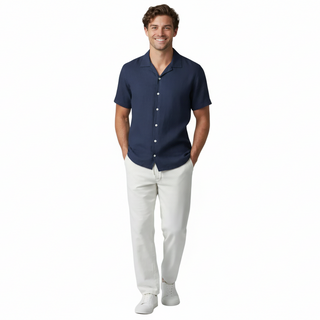 Men's Solid Tone Woven Set