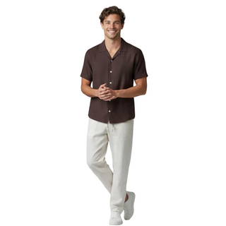 Men's Solid Tone Woven Set