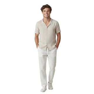 Men's Solid Tone Woven Set