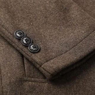 Men's Stand Neck Overcoat