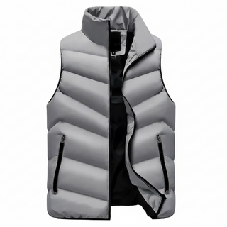 Men's Textured Zip Vest