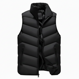 Men's Textured Zip Vest