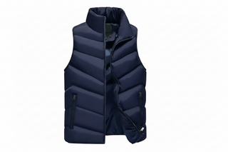 Men's Textured Zip Vest