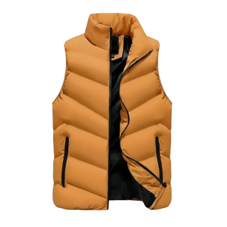Men's Textured Zip Vest