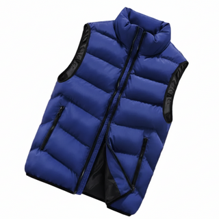 Men's Textured Zip Vest