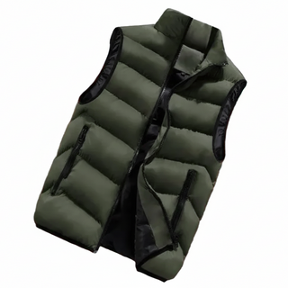 Men's Textured Zip Vest
