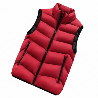 Men's Textured Zip Vest