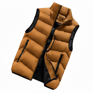 Men's Textured Zip Vest