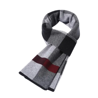 Men's Grid Scarf
