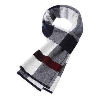 Men's Grid Scarf