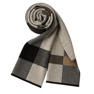 Men's Grid Scarf