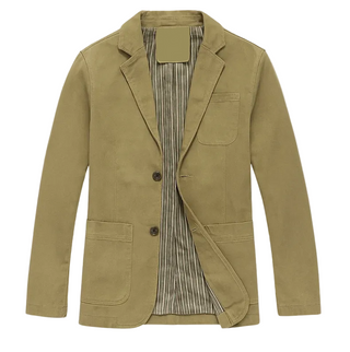 Men's Topstitched Blazer