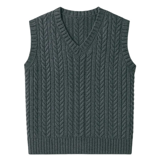Men's V-Neck Knit Vest