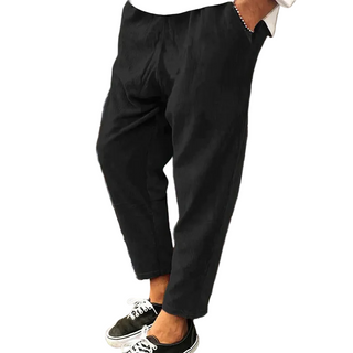 Men's Vertical Texture Trousers