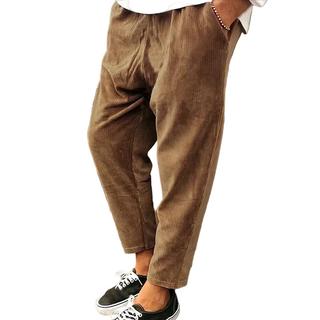 Men's Vertical Texture Trousers